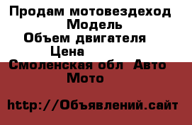 Продам мотовездеход magmax 275 › Модель ­ magmax275 › Объем двигателя ­ 275 › Цена ­ 100 000 - Смоленская обл. Авто » Мото   